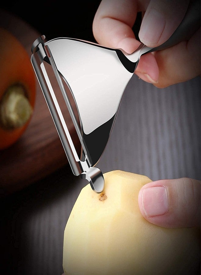 DASNDAS Slicer Cob Slicer Peeler Thresher Tool Potato Slicer Stainless Steel and Cutter Kitchen Utensils Gadgets Kernel Cutter - Image 4